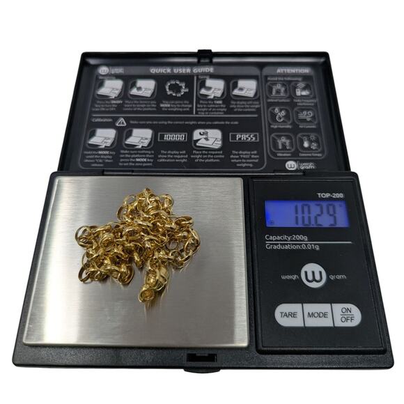 MiLor Italy 14K Yellow Gold Oval Link Chain Necklace – 20”, 10.29g, Hallmarked - Picture 2 of 4